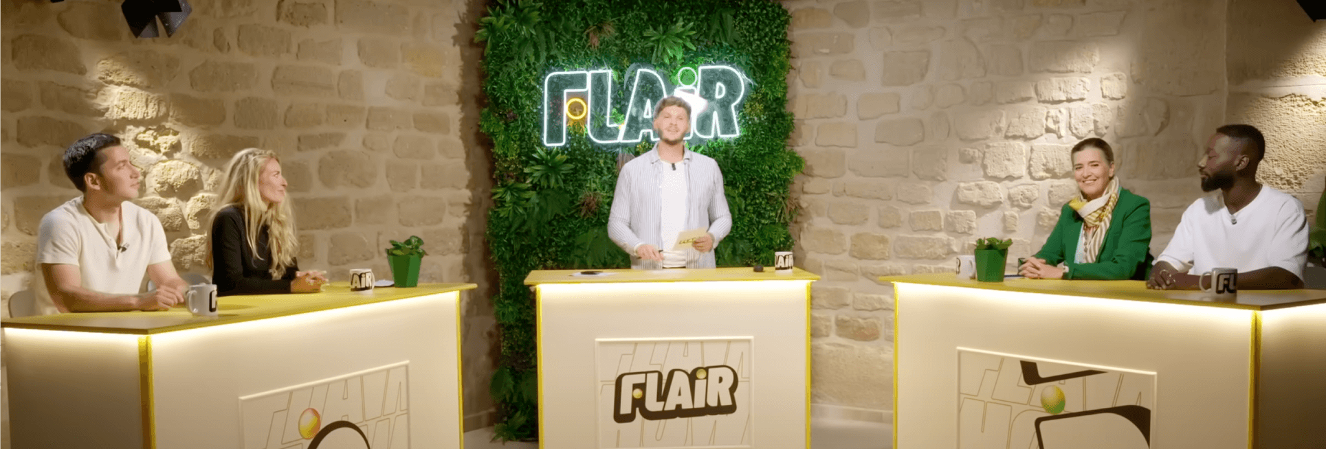 plateau de l'émission Flair